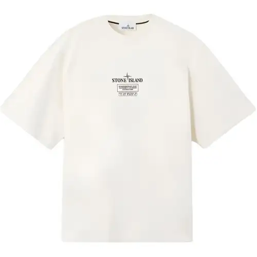 Stone Island logo-print cotton T-shirt
