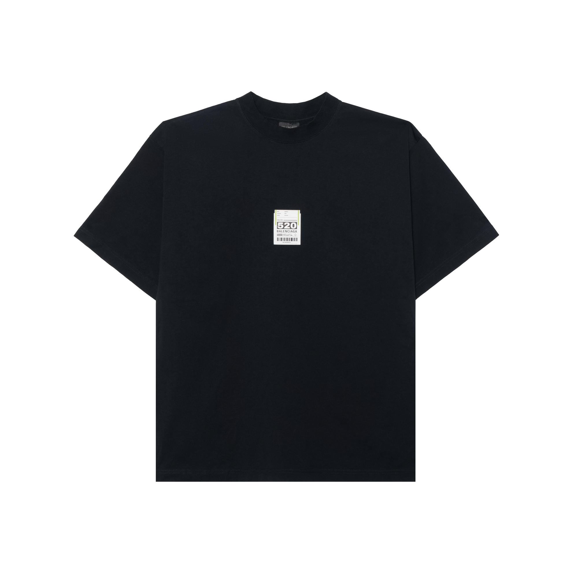 Женская футболка Balenciaga SS25T (черная)