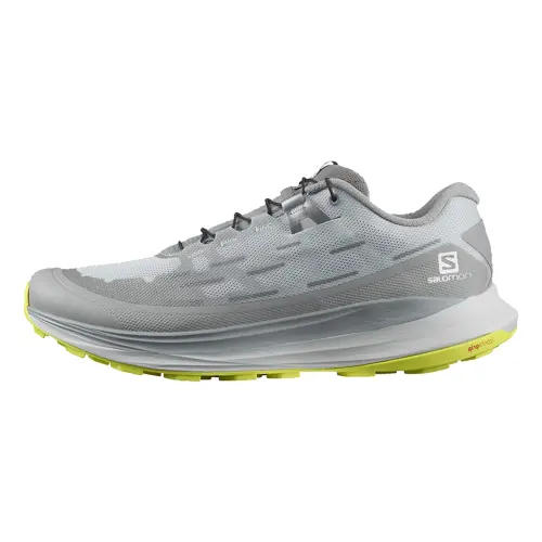 SALOMON Fabric Cushioning Slip Resistant Abrasion Resistant Breathable Low top Running Shoes Men's Gray