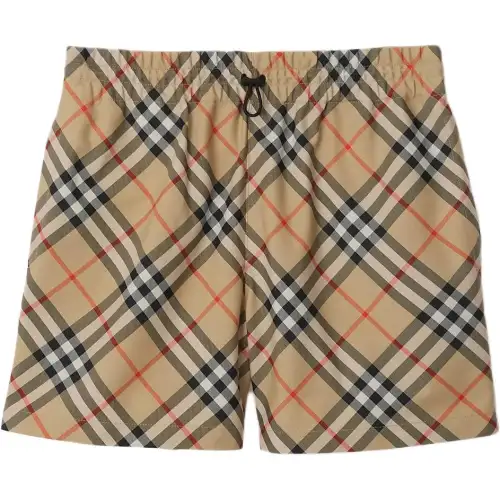 Burberry Ekd Vintage Check Printed Bermuda Shorts