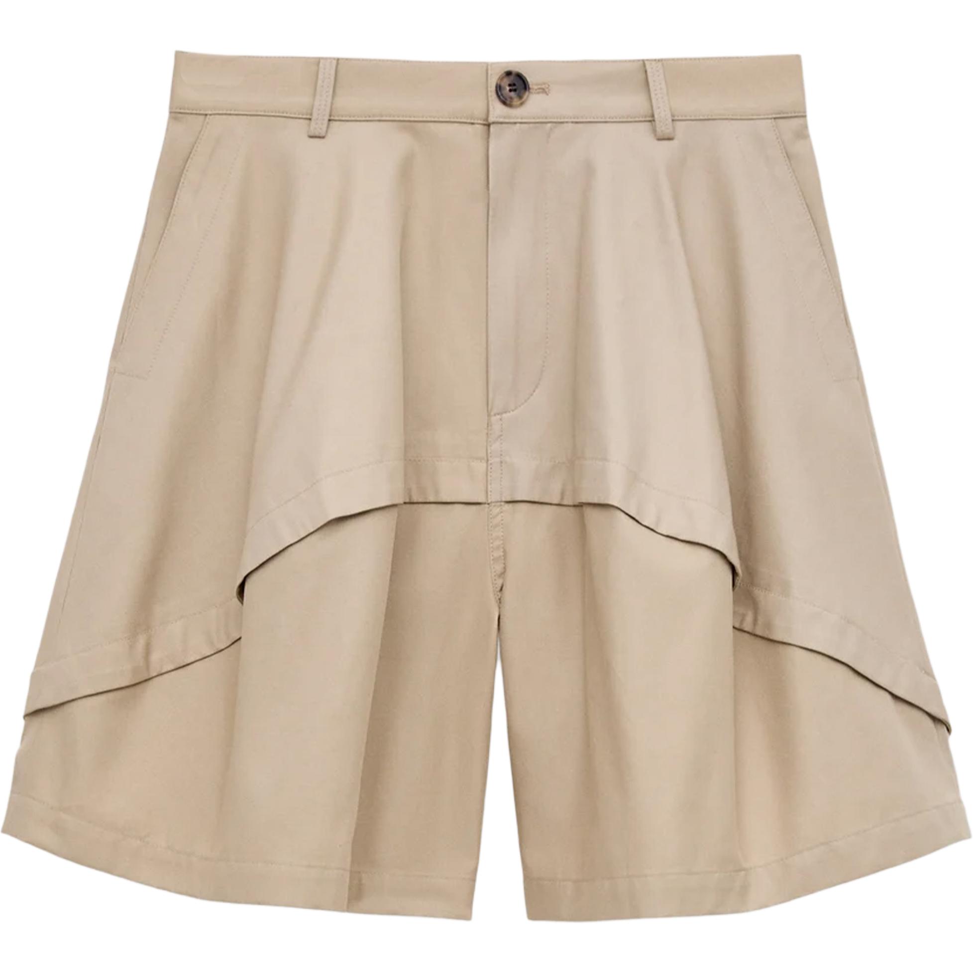 Женские шорты LOEWE SS26 (бежевые)