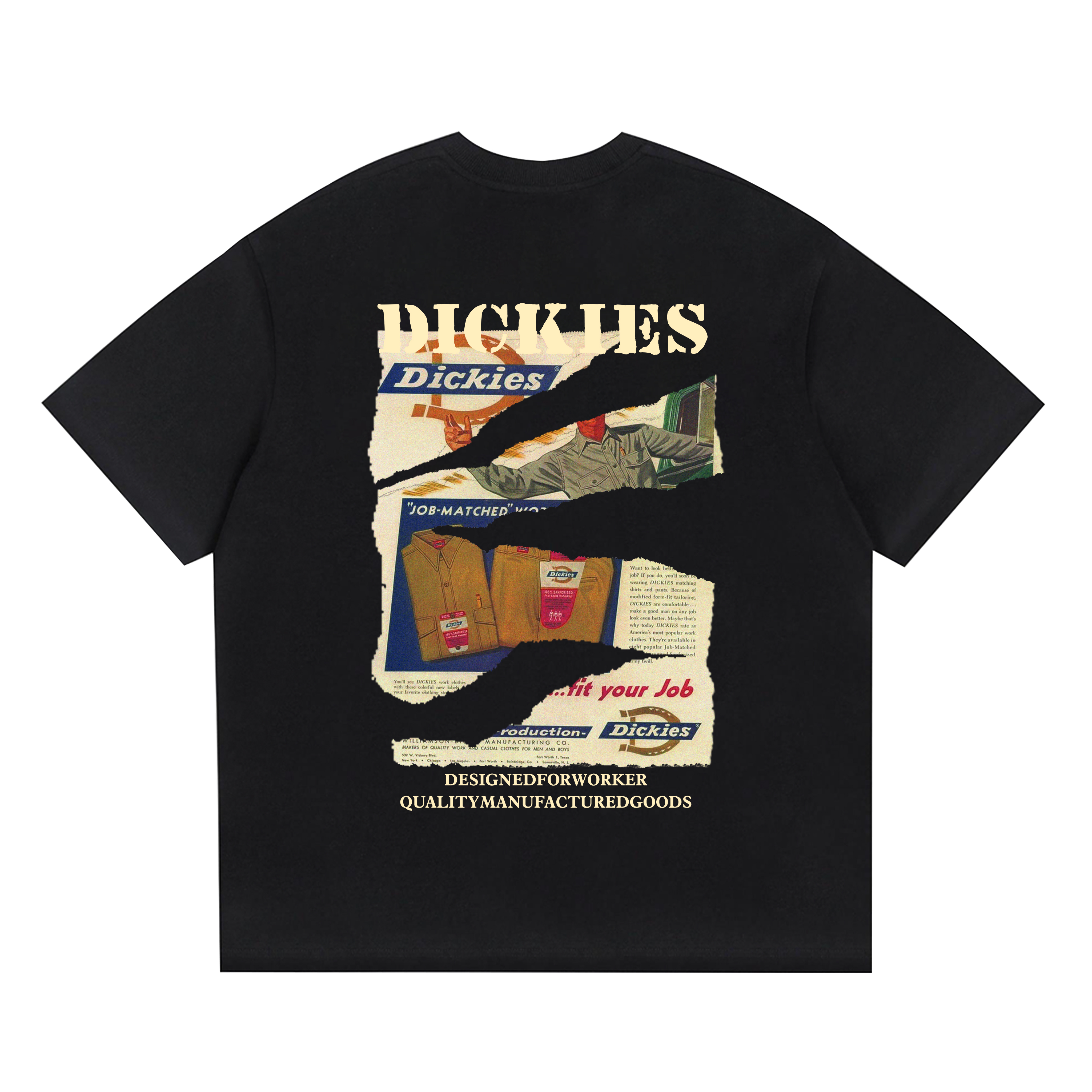 Футболка Dickies Newspaper Series (белая)