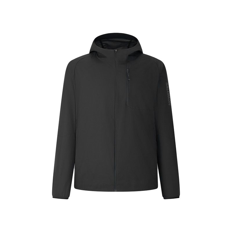 Мужская куртка Salomon SALOMON PL WIND JKT M (темно-черная)