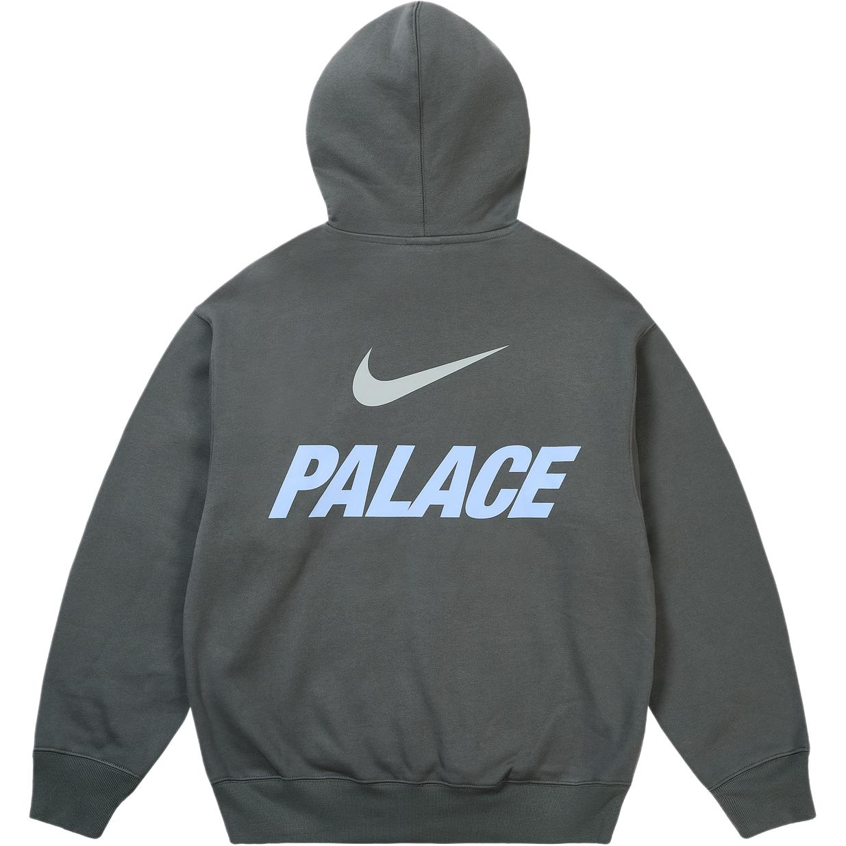 Худи Palace × Nike SS26 DROP10 FONT SWOOSH HOOD (черное)