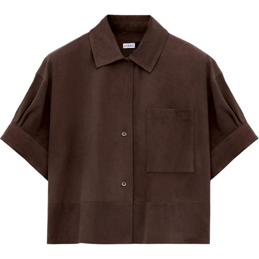Женская рубашка LOEWE SS26 (черная)