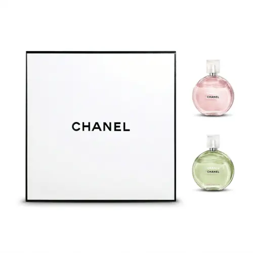 CHANEL Chanel, fuchsia green fresh perfume, gift box, floral set, 35 ml, 35 ml