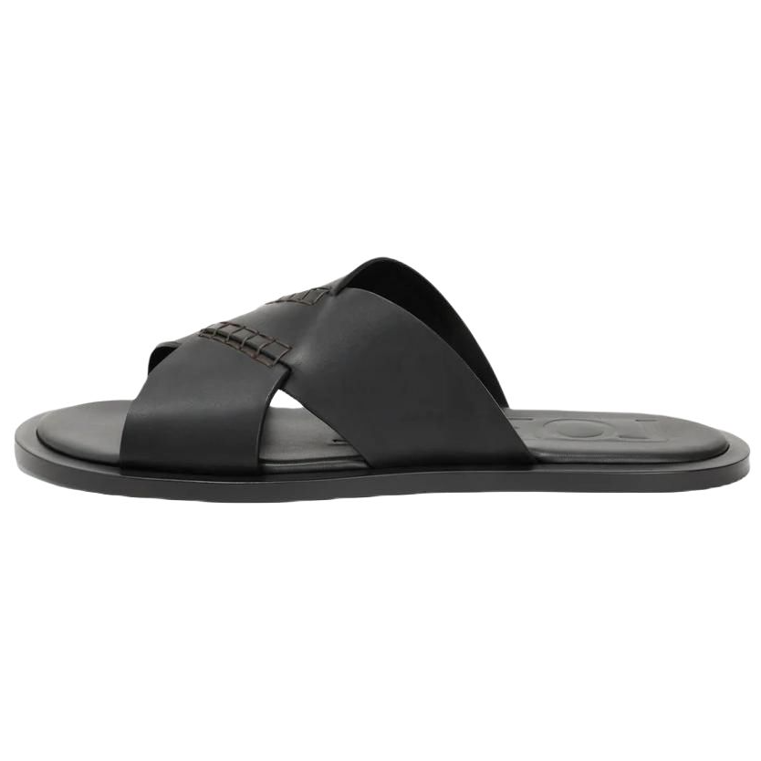Мужские шлепанцы LOEWE Flex Mules (черные)