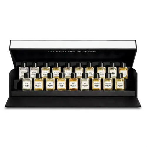 CHANEL Sample Set, Collection Q Perfume Box Set Fresh 4ml*19