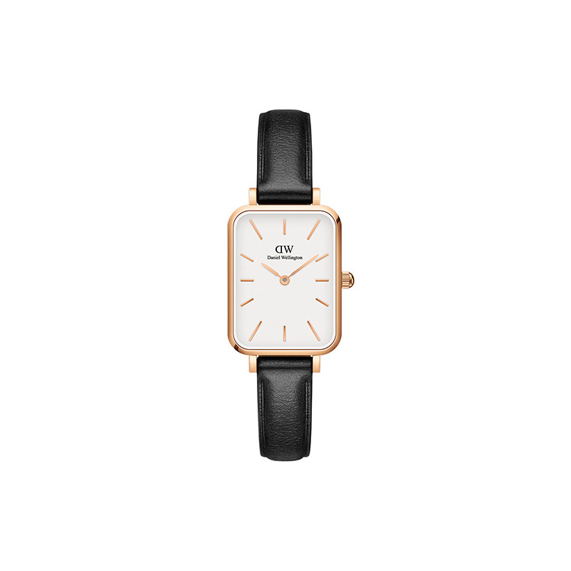 Daniel Wellington Daniel Wellington DW small square watch quartz movement leather strap 20*26mm white dial women's watch simple retro European and American watch