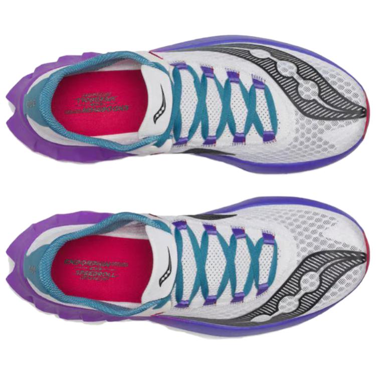 Saucony Endorphin Pro Peng 4 Mesh Low top Running Shoes Men’s White Purple