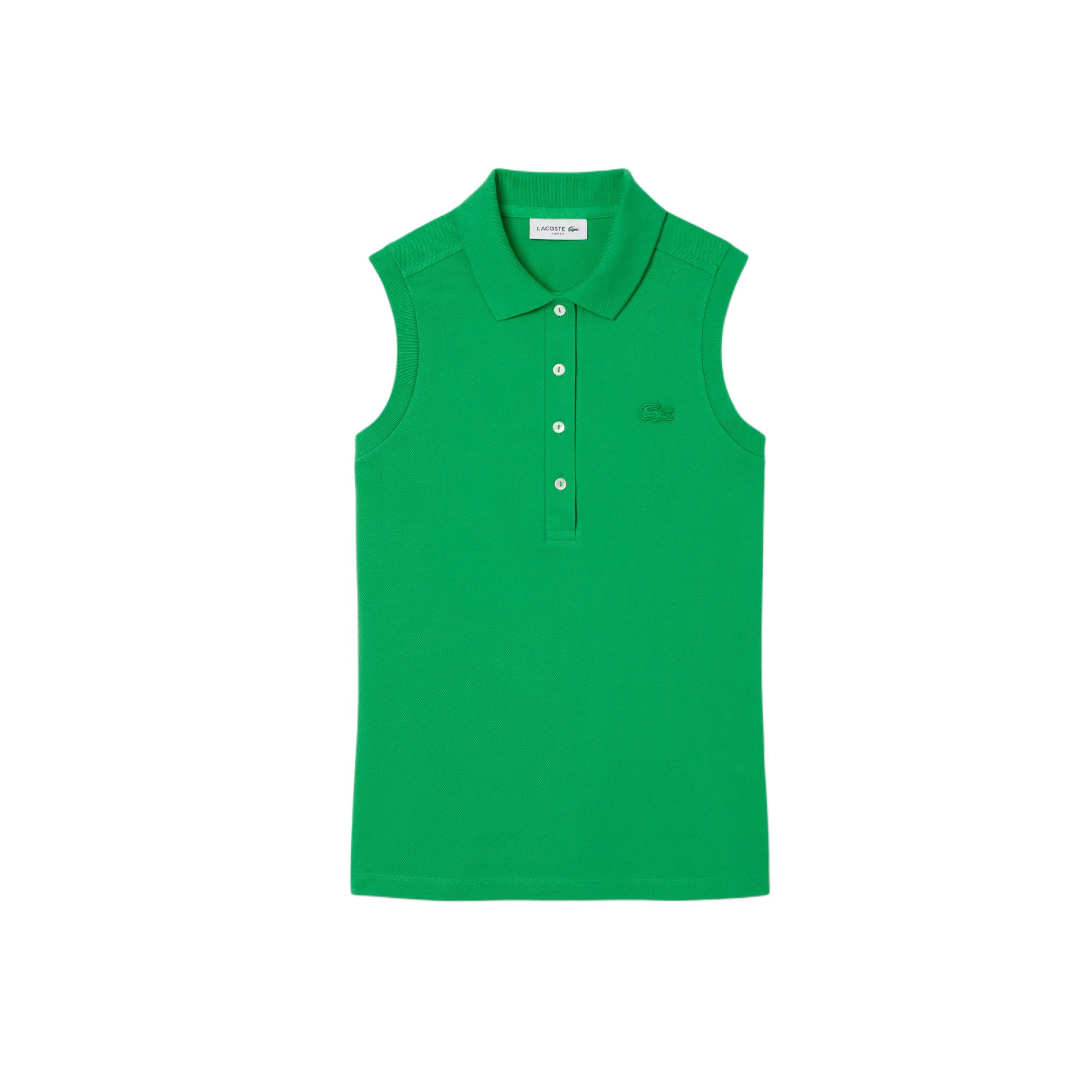 Женская футболка LACOSTE (белая) — фото 7