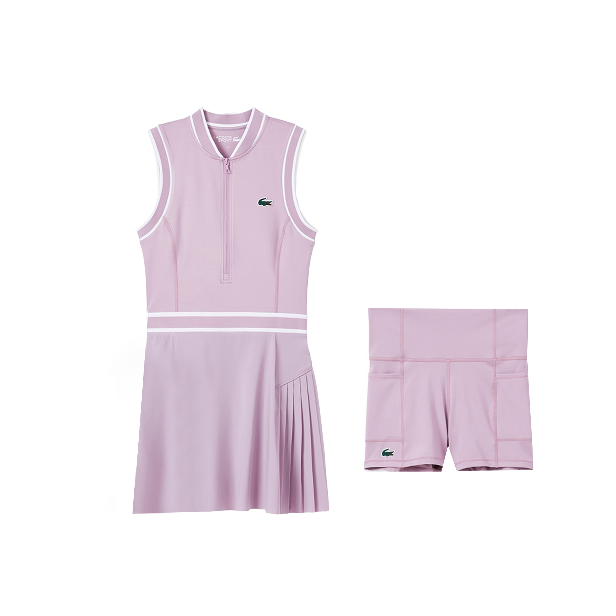 Женская юбка LACOSTE (белый)