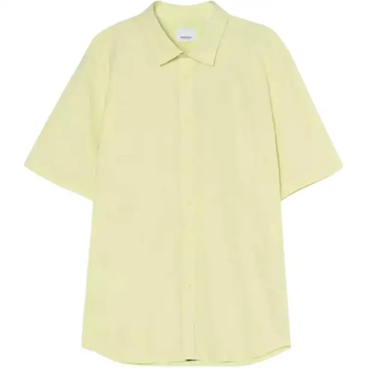 Burberry Shirts Men's Yellow Lapel Moderate Other