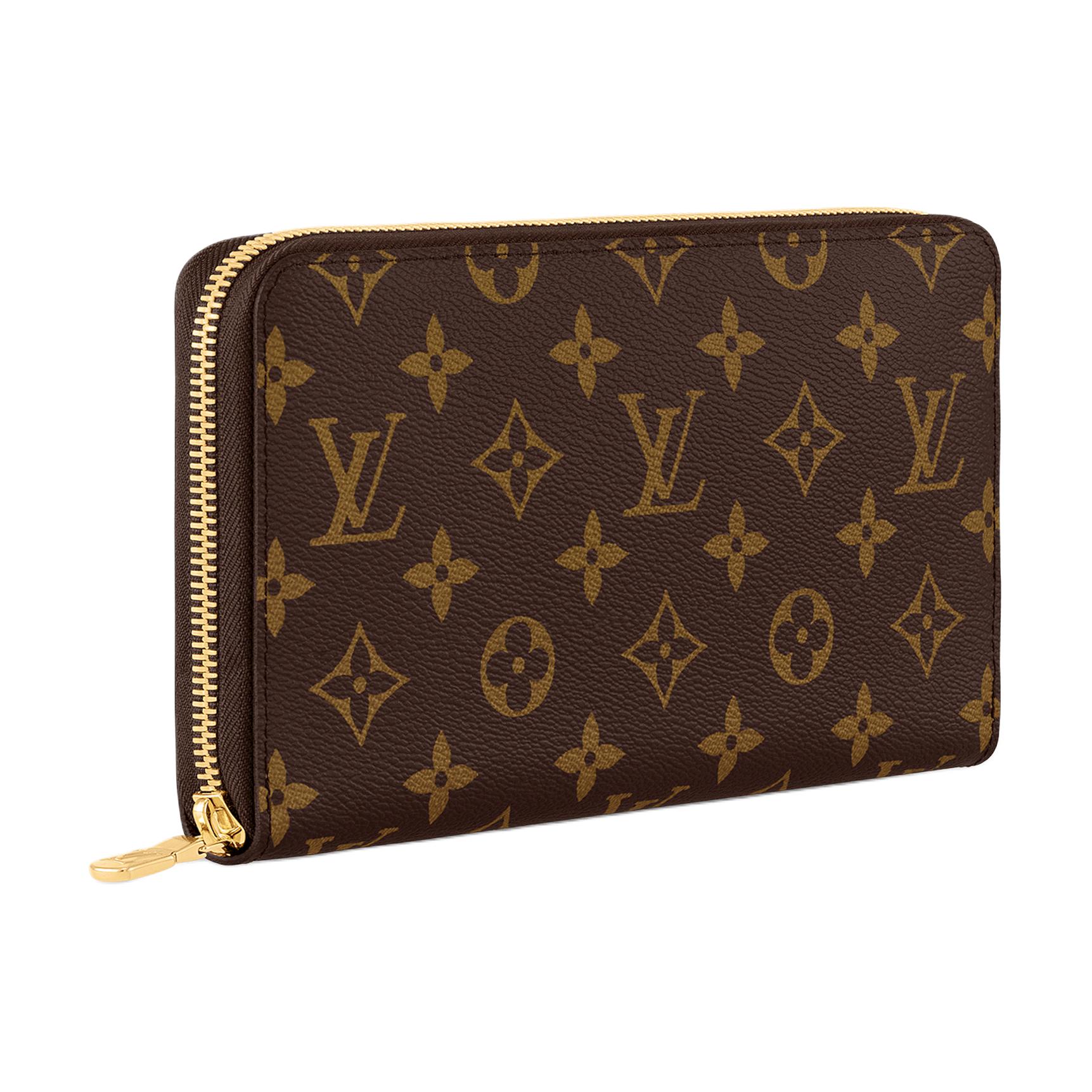 Женские кошелек Louis Vuitton LOUIS VUITTON Zippy Organizer (коричневый) — фото 2
