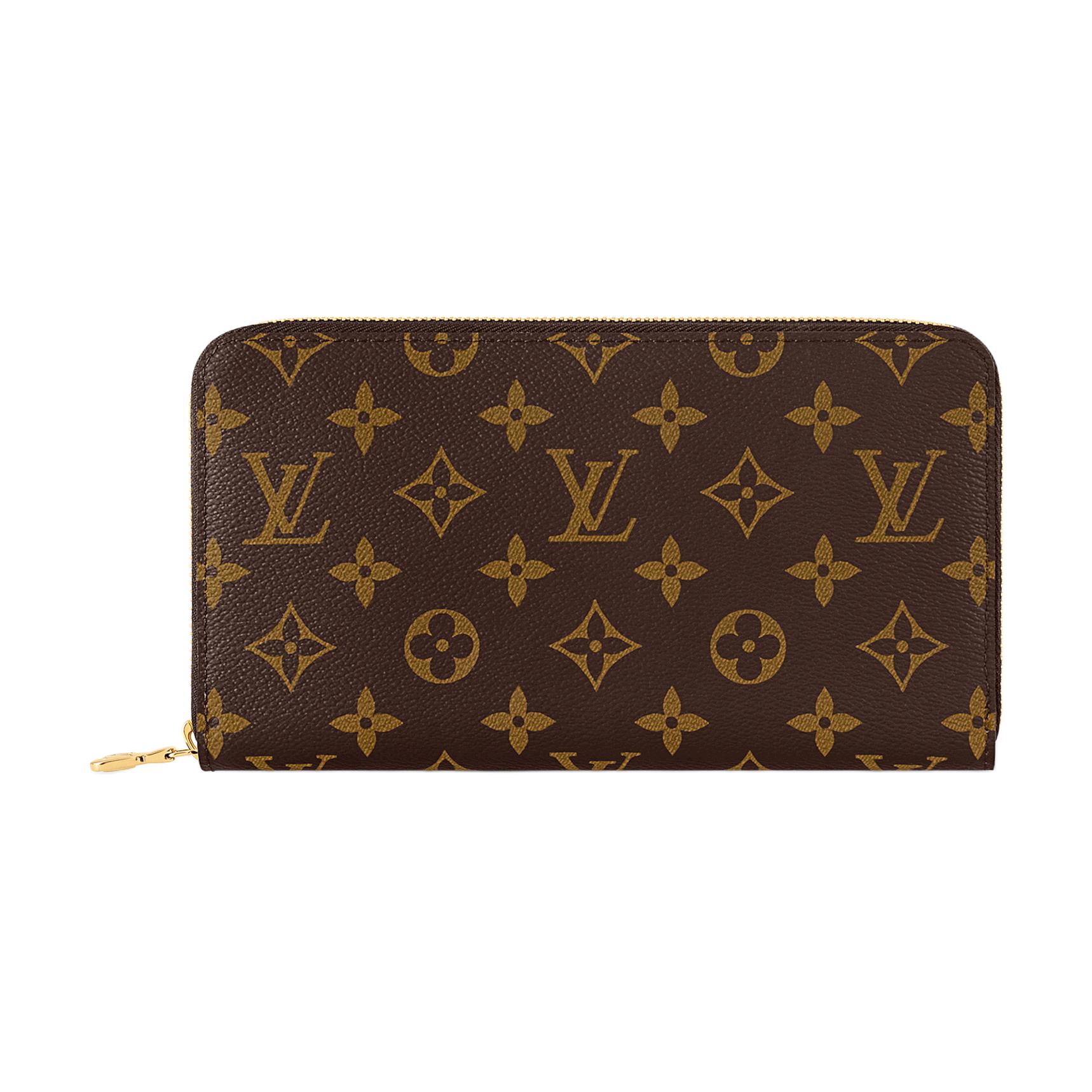 Женские кошелек Louis Vuitton LOUIS VUITTON Zippy Organizer (коричневый) — фото 1