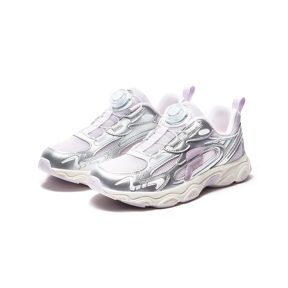 Детские кроссовки Fila KIDSHeritage-FHT PINE CONE (фиолетовыйсеребристый) — фото 3