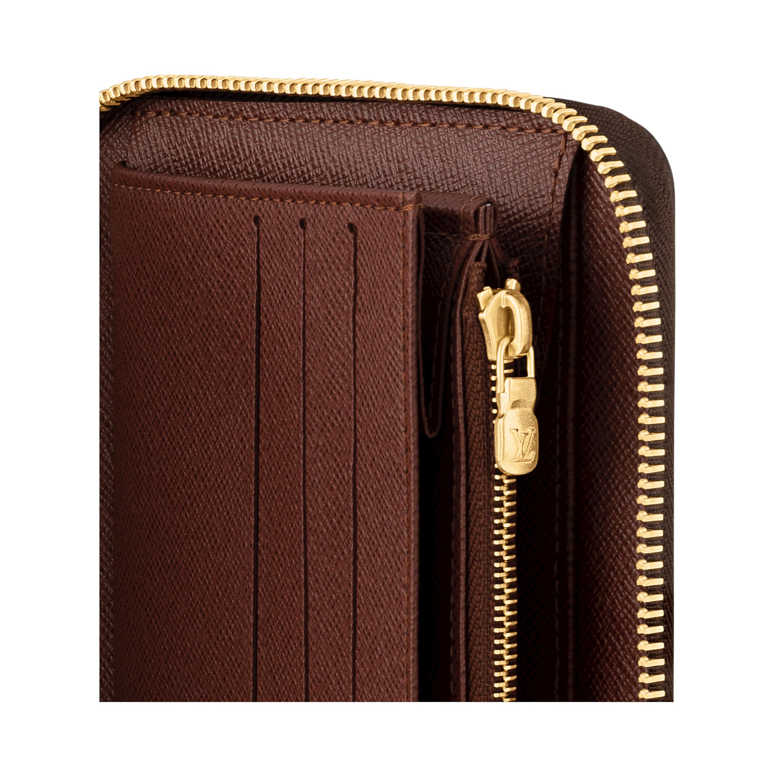 Женские кошелек Louis Vuitton LOUIS VUITTON Zippy Organizer (коричневый) — фото 5