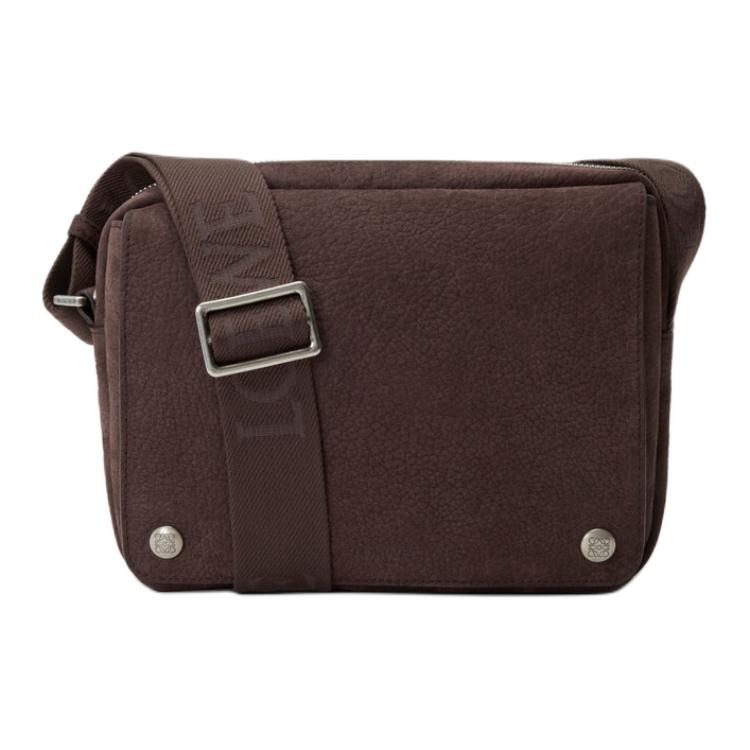 Мужская сумка LOEWE Pebble (коричневая)