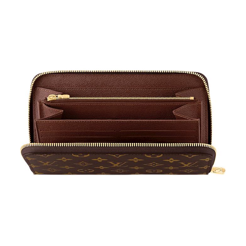 Женские кошелек Louis Vuitton LOUIS VUITTON Zippy Organizer (коричневый) — фото 4