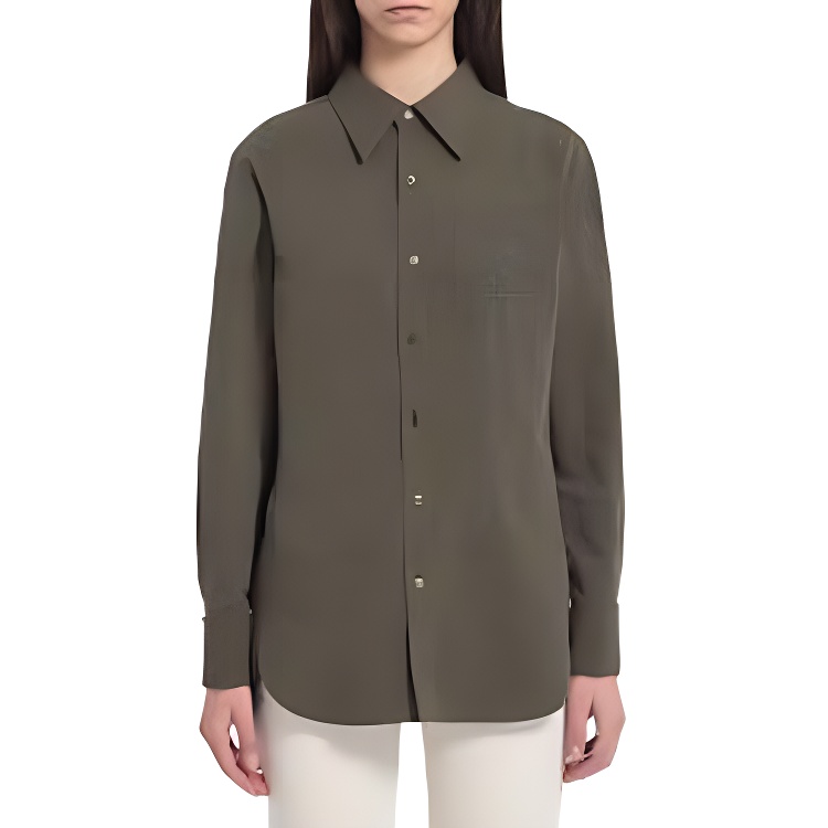 Женская SAINT LAURENT SS25 (хаки) — фото 3