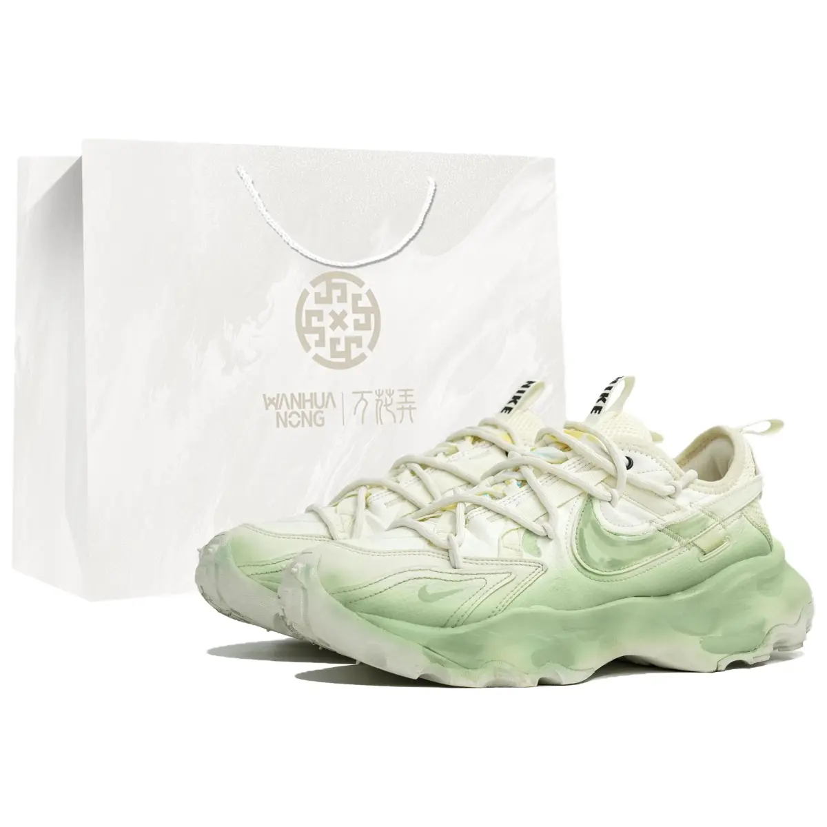Nike TC 7900 Low top Casual Shoes Women's White Green