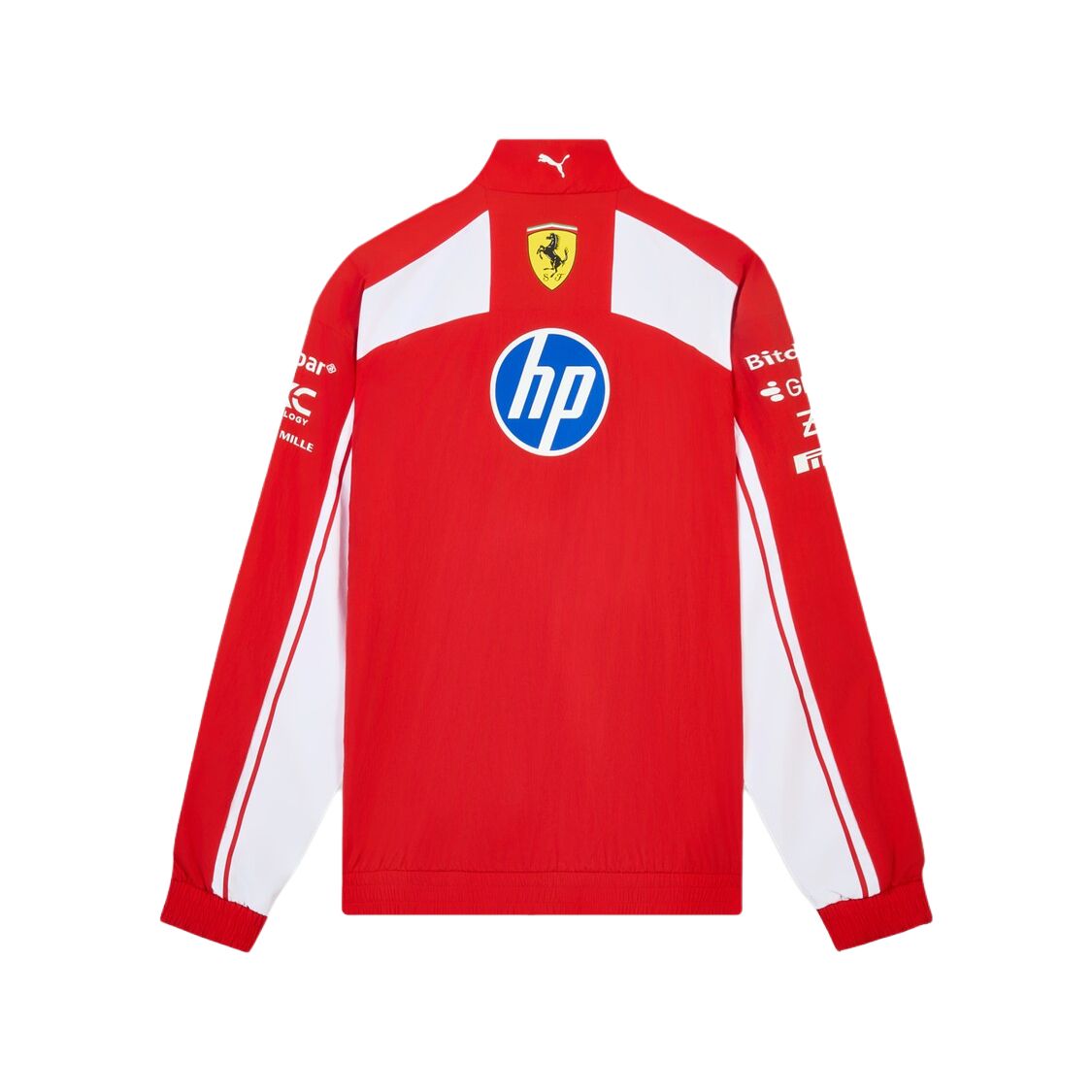 Мужская куртка PUMA × Ferrari REPLICA DRIVERS AUTHENTIC Scuderia Ferrari HP 2026 (красно-белая) — фото 2