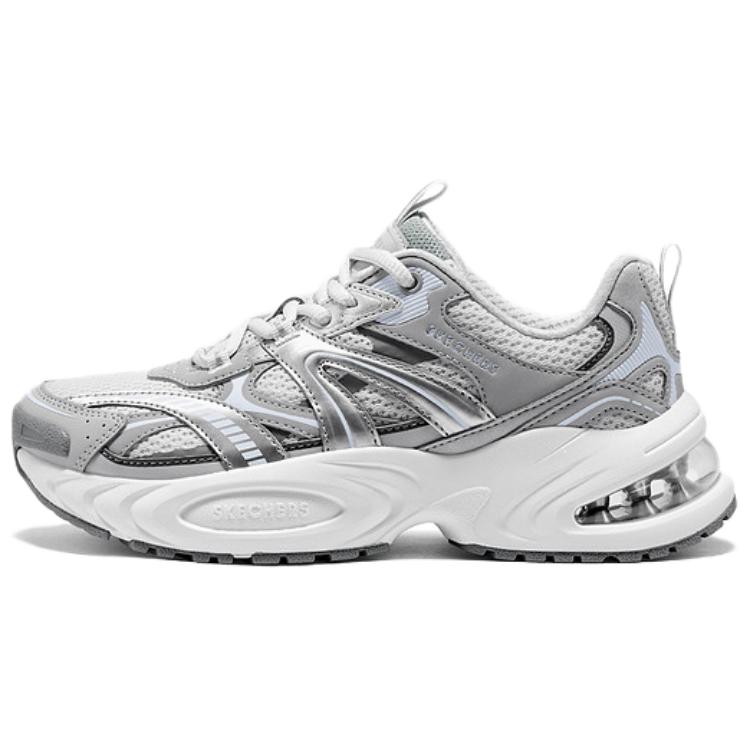 Женские кроссовки Skechers Skechers UNO RYZE 2 (серо-сине-серебристые)
