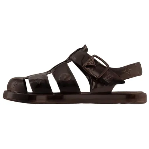 LOUIS VUITTON Venice Roman Sandals Men's Brown