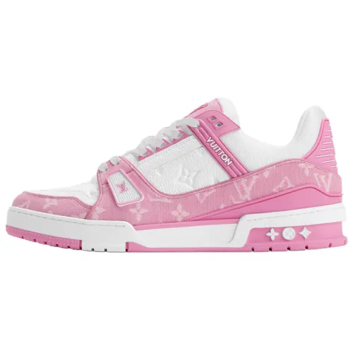 LOUIS VUITTON Trainer Low top Skateboard Shoes Men's Rose