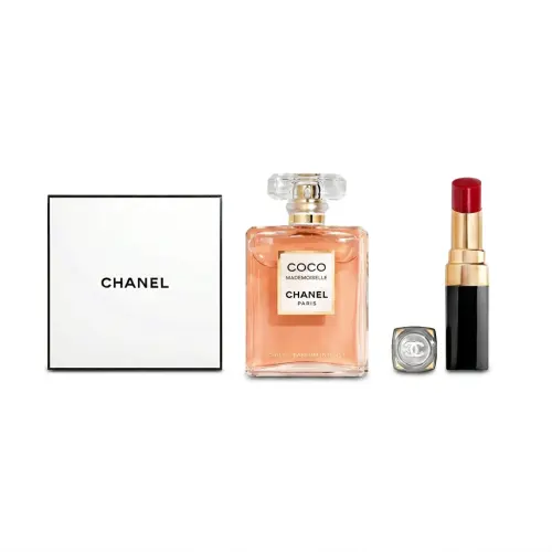CHANEL Chanel, perfume, lip balm, lipstick, gift box, amber set, 35 ml