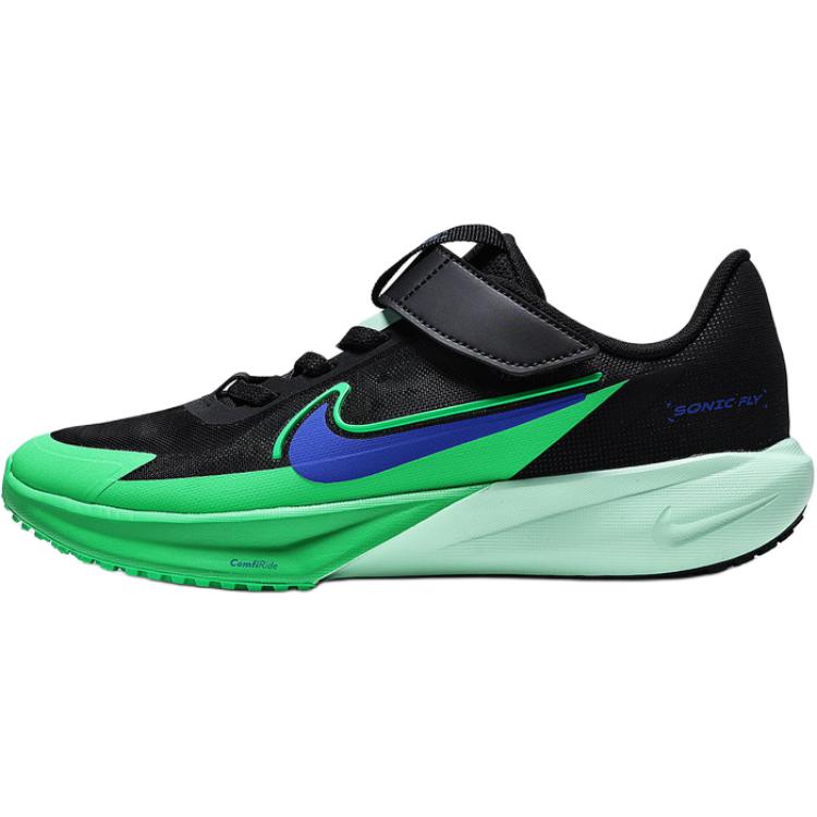 Детские кроссовки Nike SONIC FLY (черно-зеленые)
