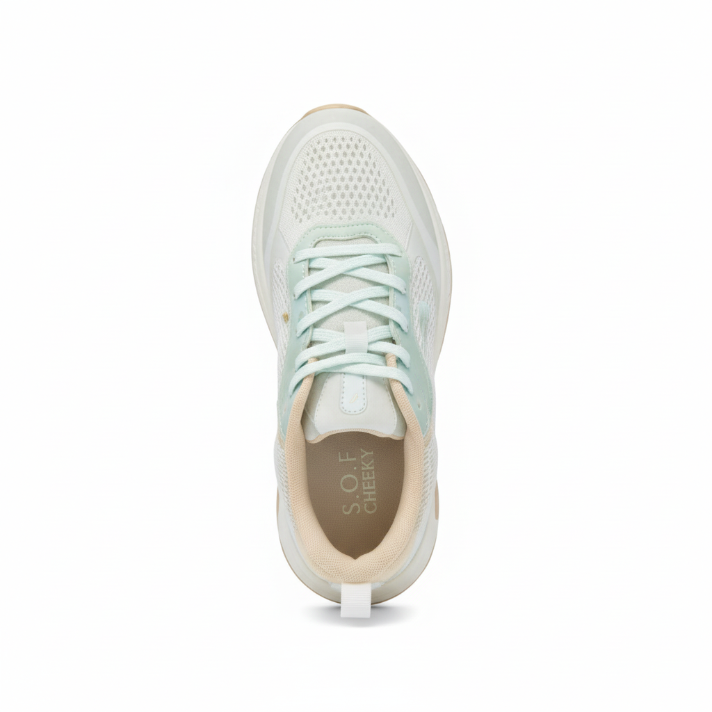 QIAODAN Breathable Low top Casual Running Shoes Women’s Green