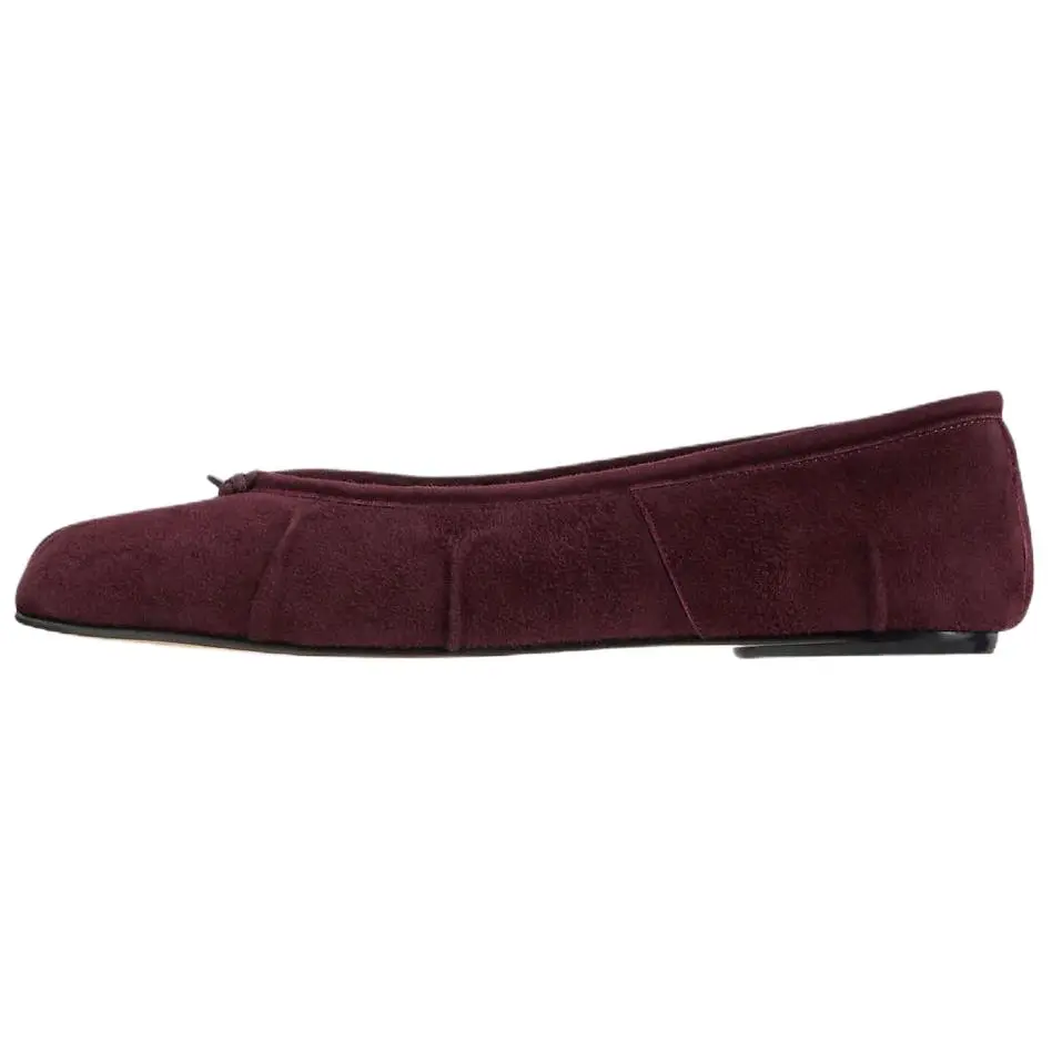 Maison Margiela Bow Embellished Tabi Ballet Flats Women's