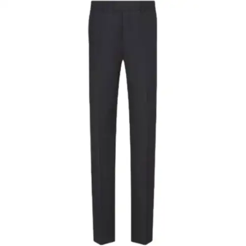 DIOR Casual Pants Men's Black Moderate Straight Fit Pants