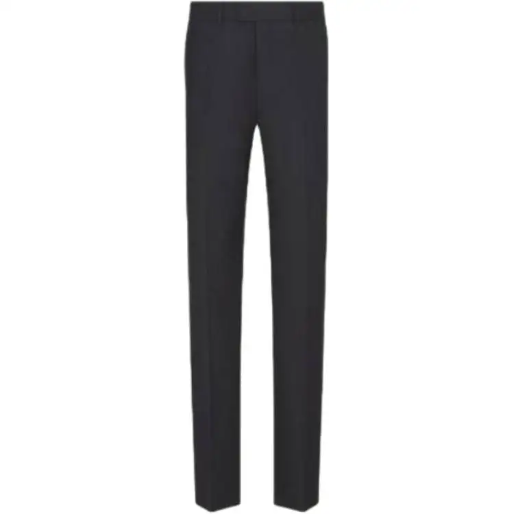 DIOR Casual Pants Men's Black Moderate Straight Fit Pants