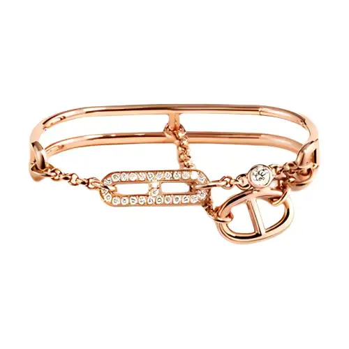 HERMES Chaine D'Ancre Rings Women's Rose Gold