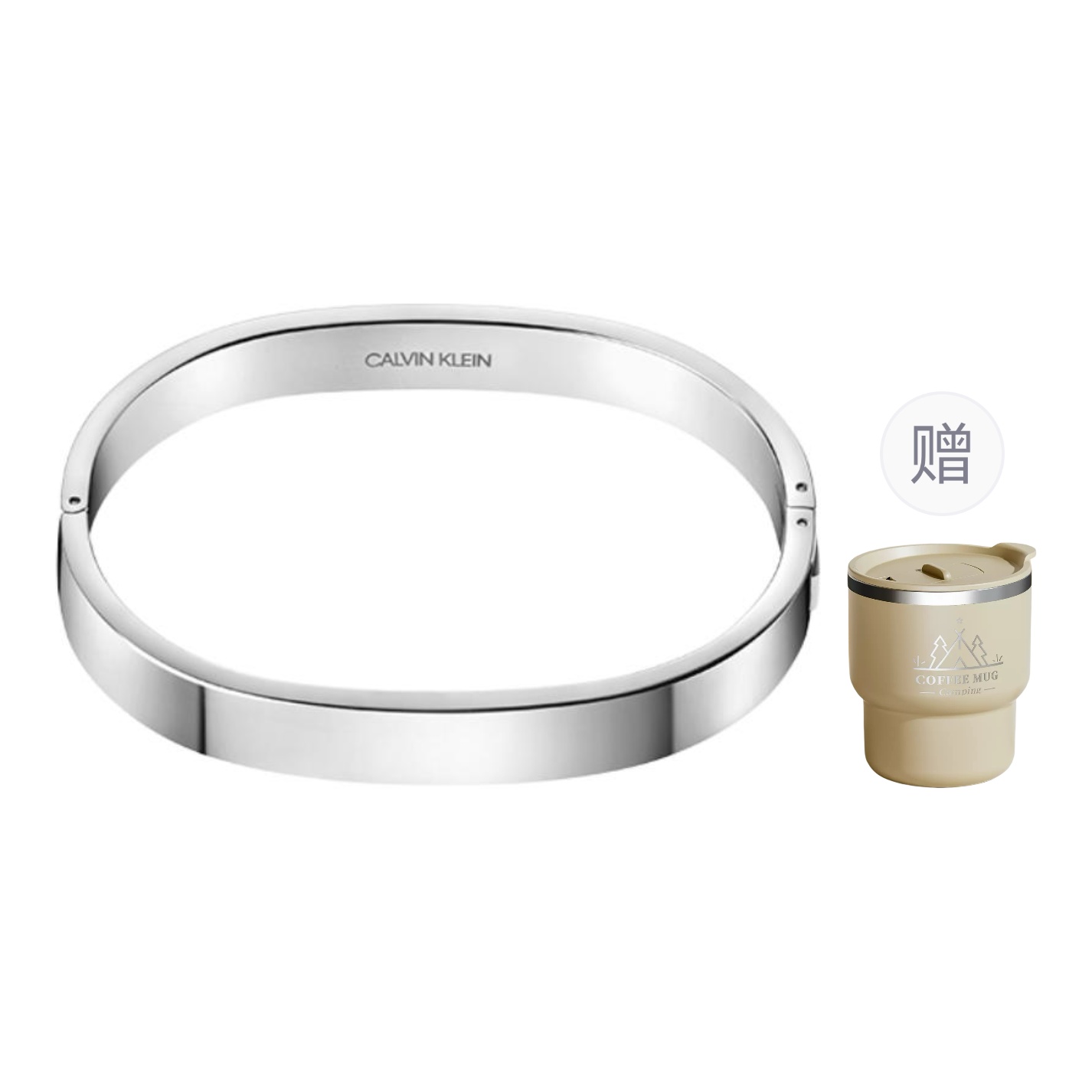 Браслет CALVIN KLEIN Hook (золотисто-серебряный)