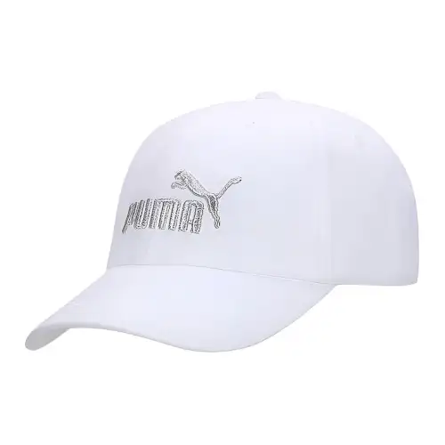 PUMA Athleisure Cotton Baseball Caps Unisex PUMA White