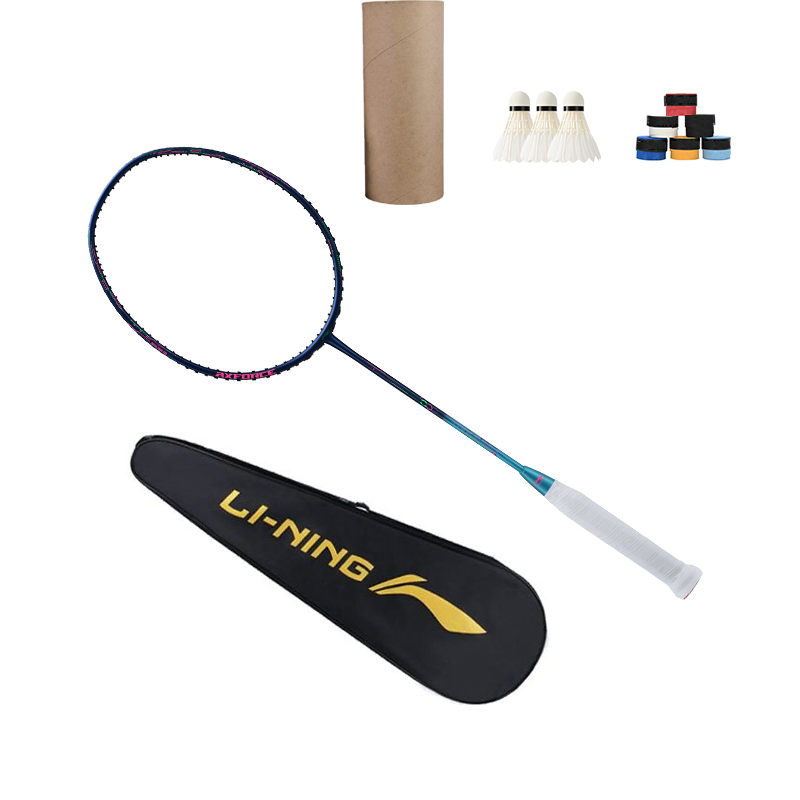 Li Ning Thunder 50 Full Carbon Badminton Rackets Super Light Offensive Type Heavy Head, Stiff Shaft Professional 675mm