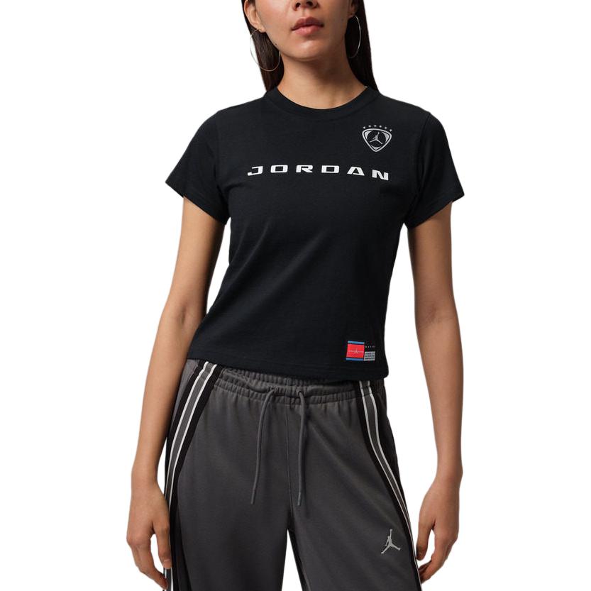 Женская футболка Jordan (черная)