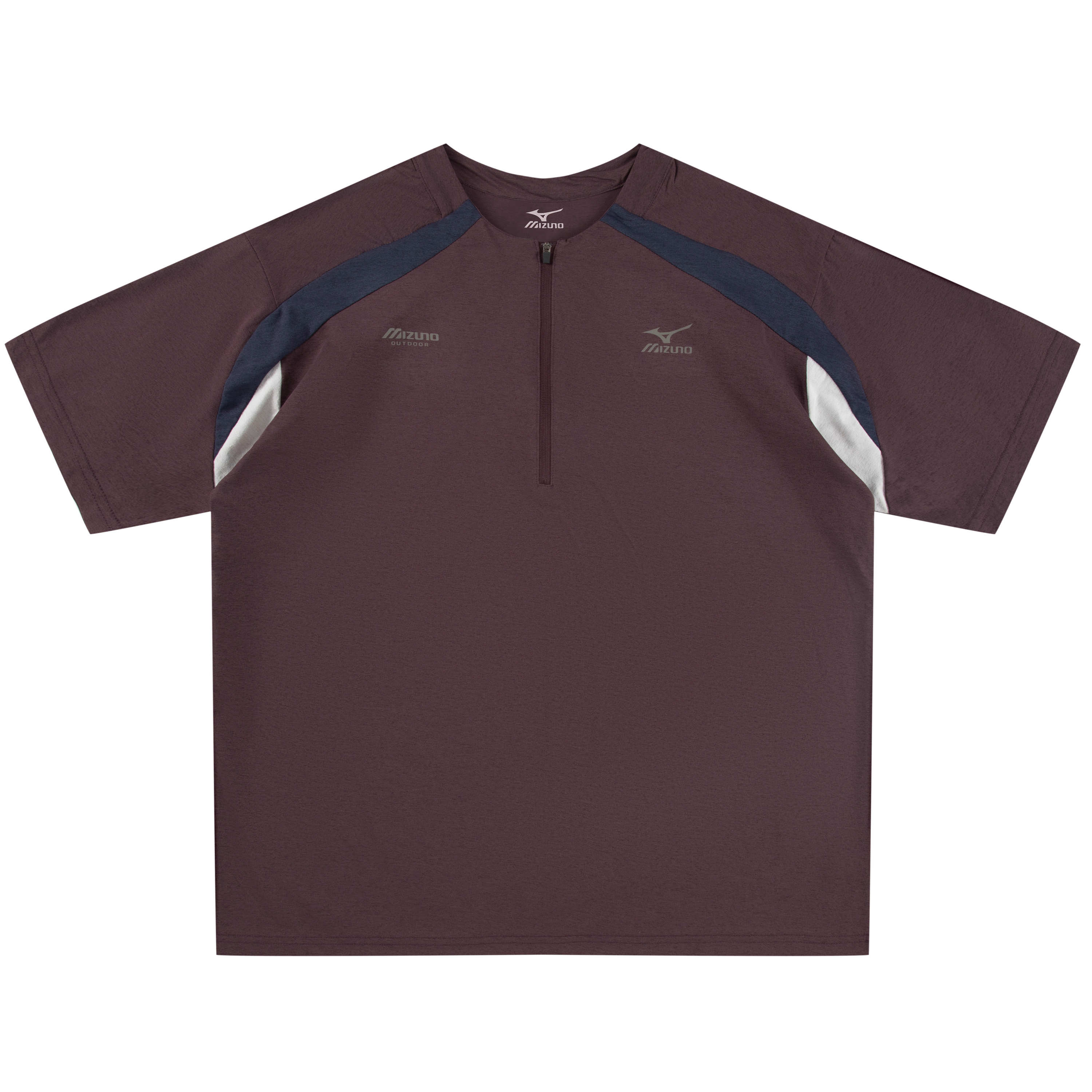 Футболка Mizuno logoT (черно-белая)
