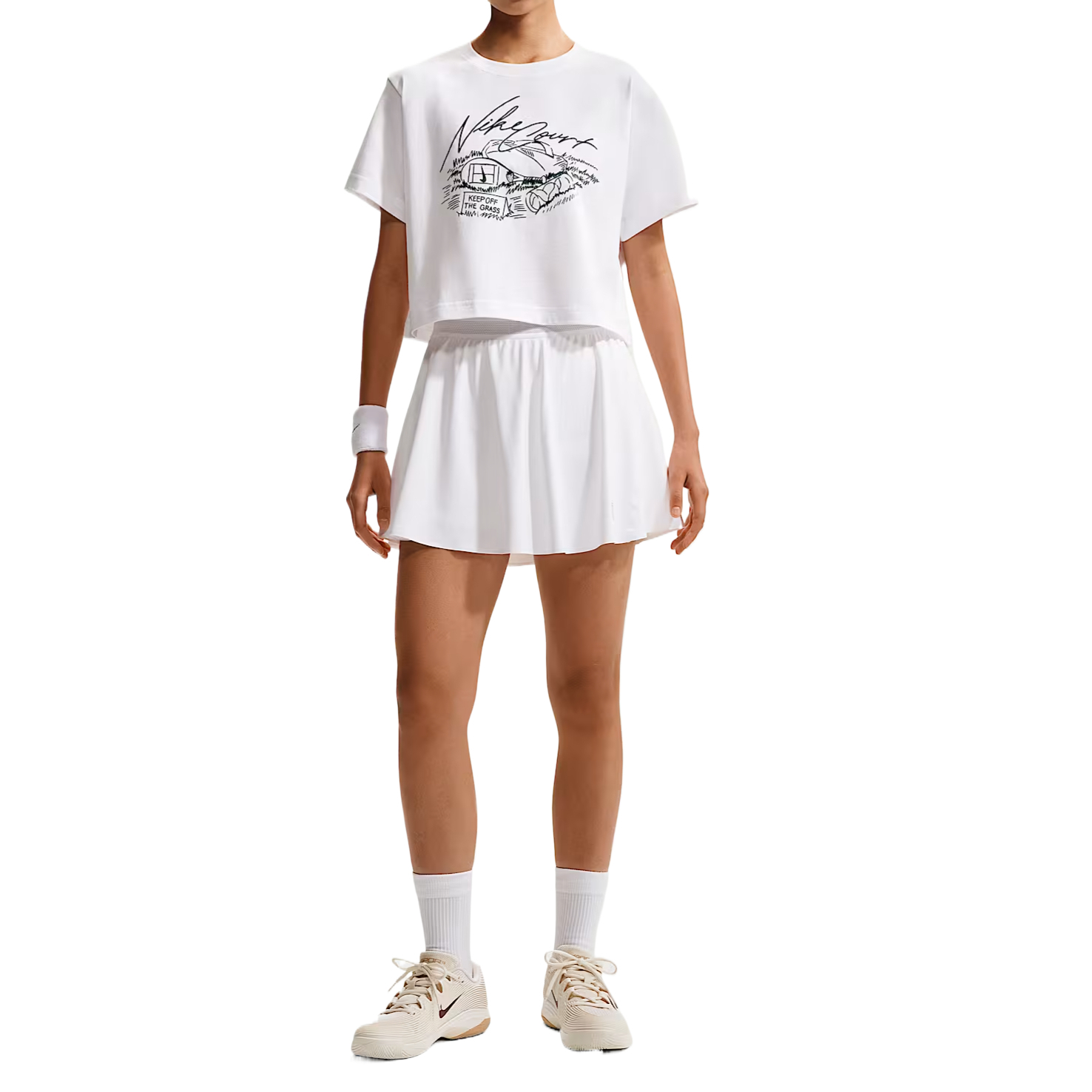 Женская футболка Nike (белая)