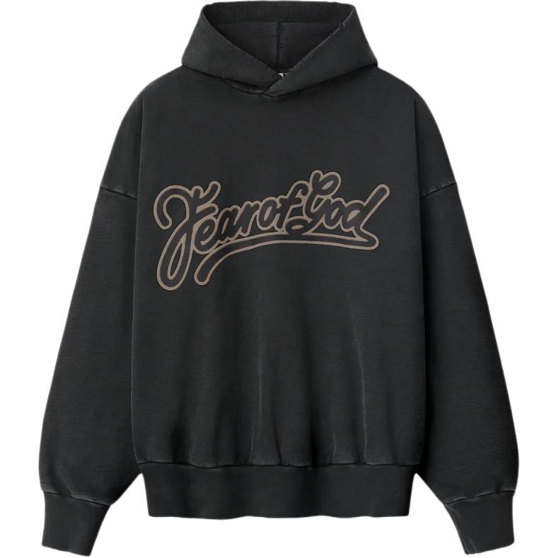 Мужское худи Fear of God Classic Hoodie (черное)
