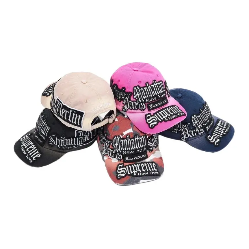 Supreme Baseball Caps Unisex Multicolor