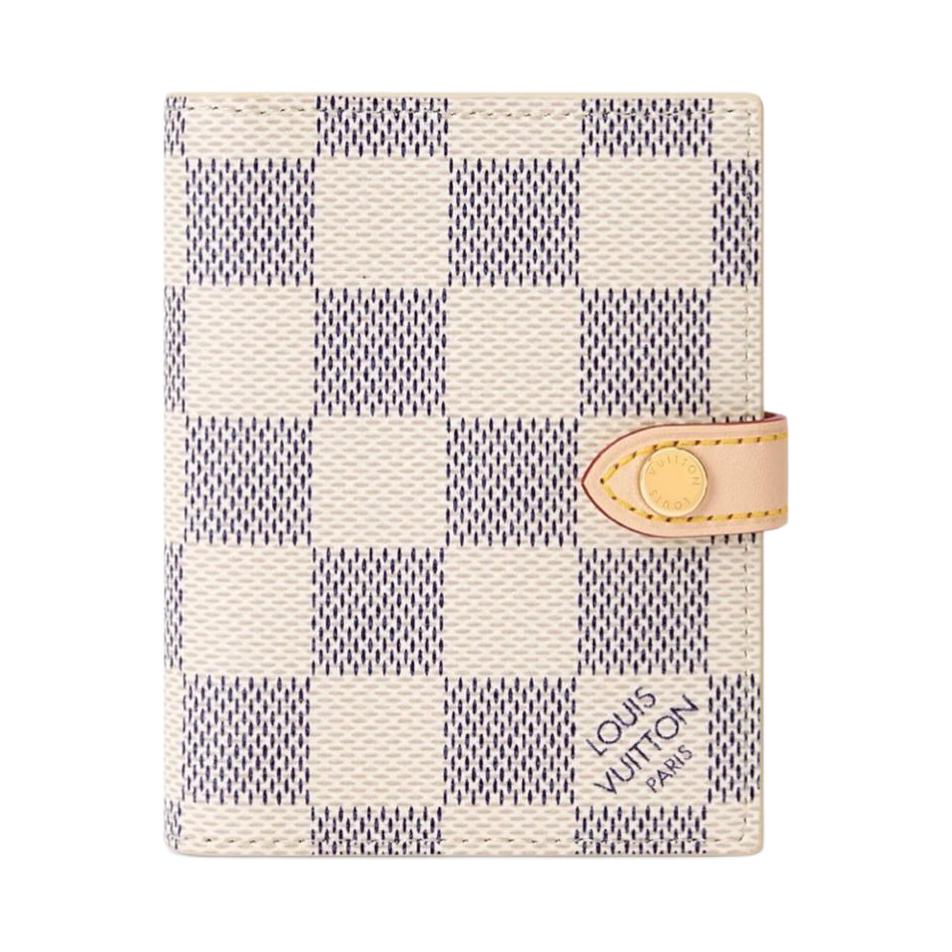 Женская сумка Louis Vuitton LOUIS VUITTON Damier Azur (бежево-лавандовая)