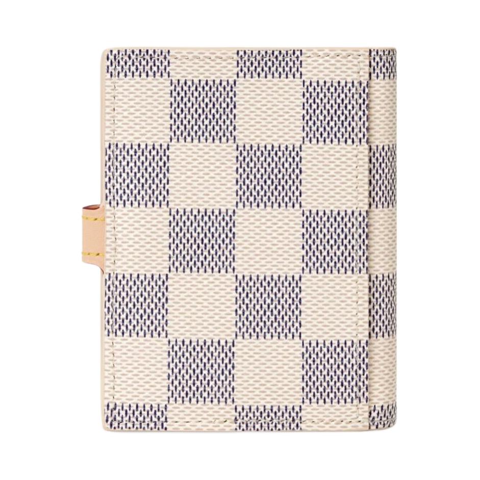 Женская сумка Louis Vuitton LOUIS VUITTON Damier Azur (бежево-лавандовая) — фото 2