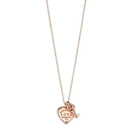 TIFFANY & CO. 18K Rose Gold Necklaces Women's Rose Gold