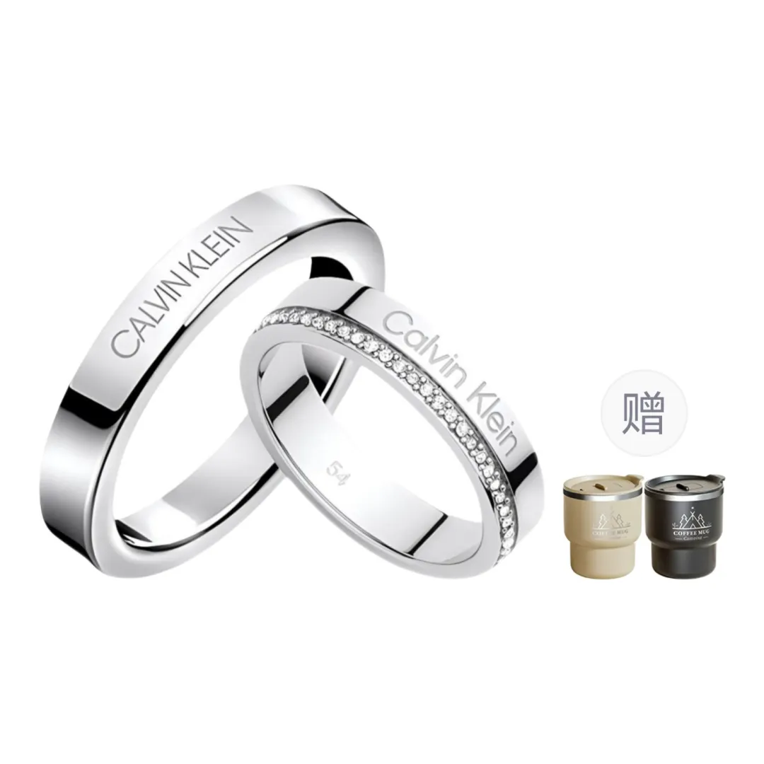 CALVIN KLEIN Rings Unisex Silver