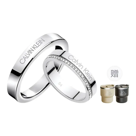 CALVIN KLEIN Rings Unisex Silver