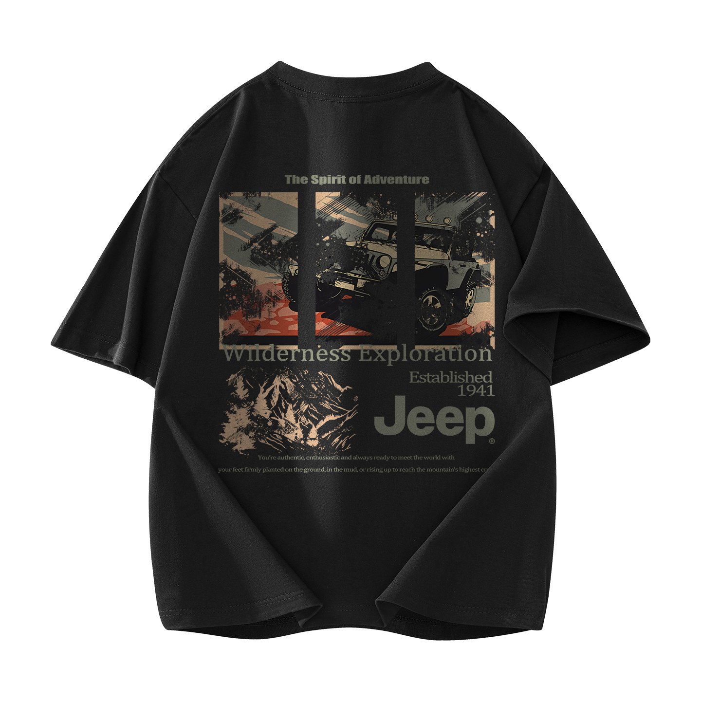 Футболка Jeep Logo (черная)